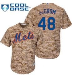 Women's Majestic New York Mets #48 Jacob deGrom Authentic Camo MLB Jersey