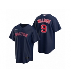 Men's Boston Red Sox #9 Ted Williams Nike Navy Replica Alternate Jersey