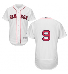 Men's Majestic Boston Red Sox #9 Ted Williams White Home Flex Base Authentic Collection MLB Jersey
