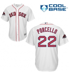 Youth Majestic Boston Red Sox #23 Blake Swihart Authentic Grey Road Cool Base 2018 World Series Champions MLB Jersey