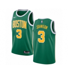 Women's Nike Boston Celtics #3 Dennis Johnson Green Swingman Jersey - Earned Edition
