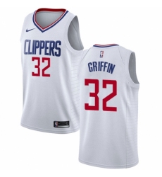Youth Nike Los Angeles Clippers #32 Blake Griffin Swingman White NBA Jersey - Association Edition