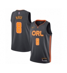 Men's Orlando Magic #8 Terrence Ross Swingman Charcoal Basketball Jersey - 2019 20 City Edition