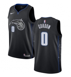 Men's Nike Orlando Magic #0 Aaron Gordon Swingman Black NBA Jersey - City Edition