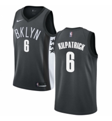 Men's Nike Brooklyn Nets #6 Sean Kilpatrick Authentic Gray NBA Jersey Statement Edition