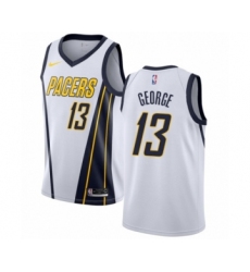 Youth Nike Indiana Pacers #13 Paul George White Swingman Jersey - Earned Edition