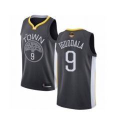 Men's Golden State Warriors #9 Andre Iguodala Swingman Black 2019 Basketball Finals Bound Basketball Jersey - Statement Edition