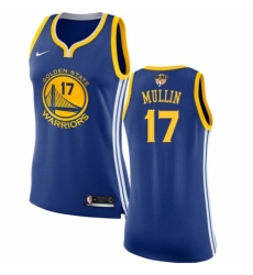 Women's Nike Golden State Warriors #17 Chris Mullin Swingman Royal Blue Road 2018 NBA Finals Bound NBA Jersey - Icon Edition
