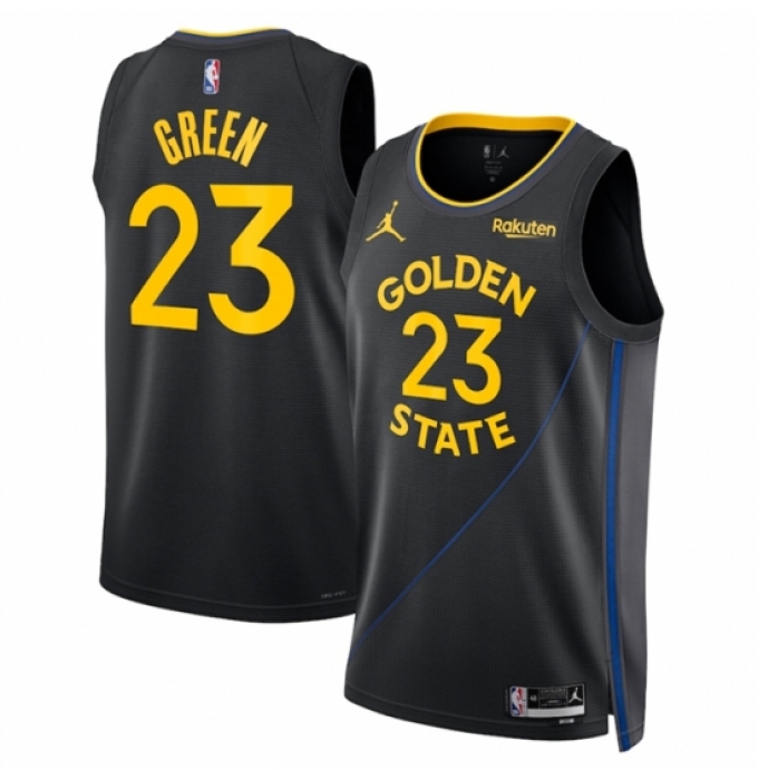 Men's Golden State Warriors #23 Draymond Green Black 2024-25 Statement Edition Stitched Basketball Jersey