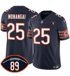 Men's Chicago Bears #25 Kyle Monangai Navy 2026 F.U.S.E. With Mike Ditka 89 Vapor Untouchable Limited Football Stitched Jersey