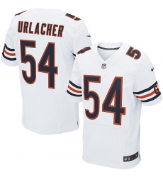 Men's Nike Chicago Bears #54 Brian Urlacher Elite White NFL Jersey