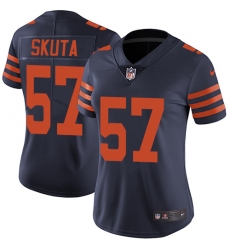 Women's Nike Chicago Bears #57 Dan Skuta Navy Blue Alternate Vapor Untouchable Limited Player NFL Jersey