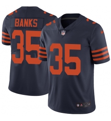 Youth Nike Chicago Bears #35 Johnthan Banks Elite Navy Blue Alternate NFL Jersey