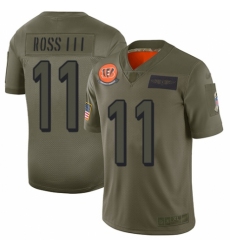 Men's Cincinnati Bengals #11 John Ross Limited Camo 2019 Salute to Service Football Jersey