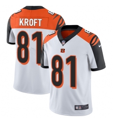 Youth Nike Cincinnati Bengals #81 Tyler Kroft Elite White NFL Jersey