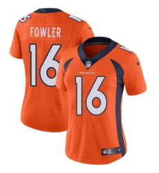 Women's Nike Denver Broncos #16 Bennie Fowler Elite Orange Team Color NFL Jersey
