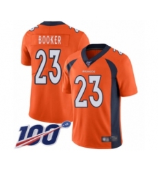 Men's Denver Broncos #25 Chris Harris Jr Navy Blue Alternate Vapor Untouchable Limited Player 100th Season Football Jersey