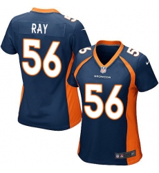 Women's Nike Denver Broncos #56 Shane Ray Game Navy Blue Alternate NFL Jersey