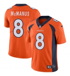 Youth Nike Denver Broncos #8 Brandon McManus Elite Orange Team Color NFL Jersey
