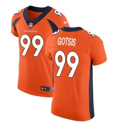 Men's Nike Denver Broncos #99 Adam Gotsis Orange Team Color Vapor Untouchable Elite Player NFL Jersey