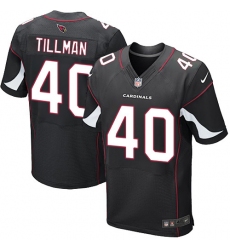 Men's Nike Arizona Cardinals #40 Pat Tillman Elite Black Alternate NFL Jersey