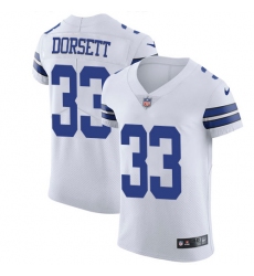 Men's Nike Dallas Cowboys #33 Tony Dorsett Elite White NFL Jersey