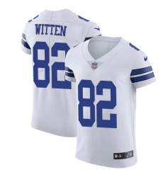 Men's Nike Dallas Cowboys #82 Jason Witten Elite White NFL Jersey