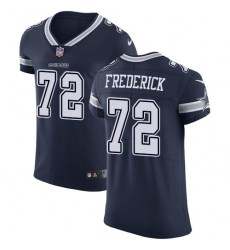 Men's Nike Dallas Cowboys #72 Travis Frederick Navy Blue Team Color Vapor Untouchable Elite Player NFL Jersey