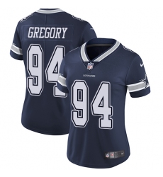 Women's Nike Dallas Cowboys #94 Randy Gregory Elite Navy Blue Team Color NFL Jersey
