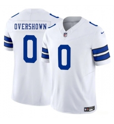 Men's Dallas Cowboys #0 DeMarvion Overshown White 2025 F.U.S.E. Vapor Untouchable Limited Football Stitched Jersey