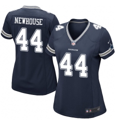 Women's Nike Dallas Cowboys #44 Robert Newhouse Game Navy Blue Team Color NFL Jersey