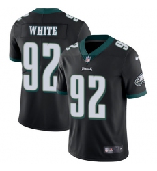 Men's Nike Philadelphia Eagles #92 Reggie White Black Alternate Vapor Untouchable Limited Player NFL Jersey