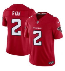 Men's Atlanta Falcons #2 Matt Ryan Red 2026 New F.U.S.E. Vapor Untouchable Limited Football Stitched Jersey