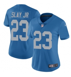 Women's Nike Detroit Lions #23 Darius Slay Elite Blue Alternate NFL Jersey