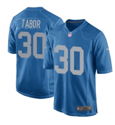 Men's Nike Detroit Lions #55 Jon Bostic Game Blue Alternate NFL Jersey