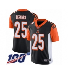 Men's Cincinnati Bengals #25 Giovani Bernard Black Team Color Vapor Untouchable Limited Player 100th Season Football Jersey