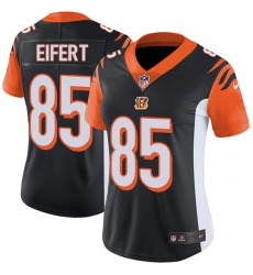 Women's Nike Cincinnati Bengals #85 Tyler Eifert Elite Black Team Color NFL Jersey