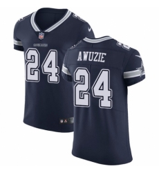 Men's Nike Dallas Cowboys #24 Chidobe Awuzie Navy Blue Team Color Vapor Untouchable Elite Player NFL Jersey