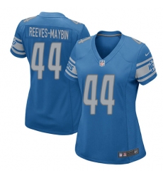 Women's Nike Detroit Lions #8 Dan Orlovsky Game Light Blue Team Color NFL Jersey