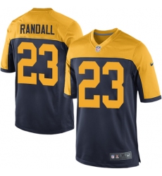 Men's Nike Green Bay Packers #23 Damarious Randall Game Navy Blue Alternate NFL Jersey