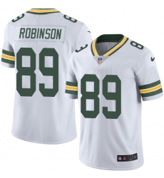 Youth Nike Green Bay Packers #89 Dave Robinson Elite White NFL Jersey