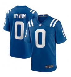 Men's Indianapolis Colts #0 Camryn Bynum Limited Blue Royal Team Jersey