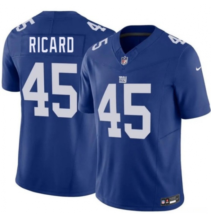 Men's New York Giants #45 Patrick Ricard Blue 2026 F.U.S.E. Vapor Untouchable Limited Football Stitched Jersey