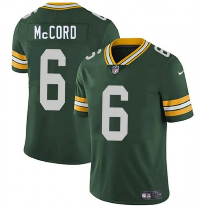 Men's Green Bay Packers #6 Kyle McCord Green 2026 Vapor Untouchable Limited Football Stitched Jersey