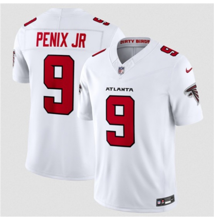 Men's Atlanta Falcons #9 Michael Penix Jr. White 2026 New F.U.S.E. Vapor Untouchable Limited Football Stitched Jersey