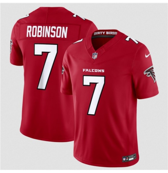 Men's Atlanta Falcons #7 Bijan Robinson Red 2026 New F.U.S.E. Vapor Untouchable Limited Football Stitched Jersey